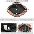 thumbnail image 3 of 22 Inch Oversized Travel Bag Lightweight Canvas Weekender Duffel with Multi Pockets, Colorful Pop Pattern, 3 of 5
