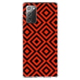 thumbnail image 1 of DistinctInk Clear Shockproof Hybrid Case for Galaxy Note 20 ULTRA (6.9" Screen) - TPU Bumper, Acrylic Back, Tempered Glass Screen Protector - Black Red Diamond Pattern Geometric, 1 of 3