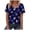 Z1-Navy, variant on vigerkar Women's T-Shirts V-Neck Tee Mystical Moon Graphic Shirts Vintage Short Sleeve T Shirt for Summer (AG, L)