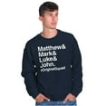 thumbnail image 3 of Matthew Mark Luke John Squad Sweatshirt for Men or Women Brisco Brands S, 3 of 6