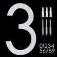 thumbnail image 1 of 8" Reflective Address Numbers For House,Modern House Numbers Large Black Exterior Street Metal floating house numbers for outside Floating Mount Or Flush Mount Aluminum Home Door Number 3, 1 of 11