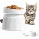thumbnail image 1 of Tazón elevado de comida para gatos Platos de comida para gatos elevados súper anchos para proteger la columna vertebral, aliviar la fatiga de los bigotes, antivómitos 17 tazones de alimentación i, 1 of 5