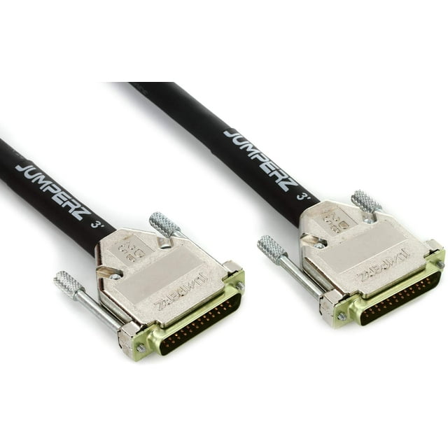 JUMPERZ JDB25-DB25 ZipLine DB25 to DB25 8-channel Analog Audio Interface Cable - 3 foot
