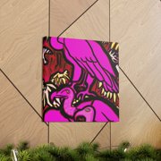 Vultures Roosting Besides - Canvas