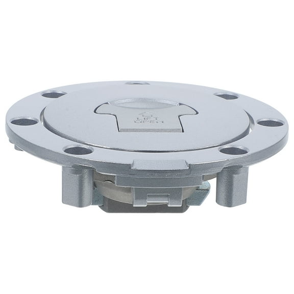 Motorcycle Gas Cap with Gauge and Tank Replacement Holder Compatible with Most Bikes and Easy to Install