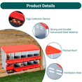 thumbnail image 4 of Eastvita Green 10-Compartment Metal Chicken Nesting Box, 4 of 6