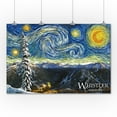 thumbnail image 2 of Whistler, British Columbia, Canada, Starry Night (36x54 Giclee Gallery Art Print, Vivid Textured Wall Decor), 2 of 3