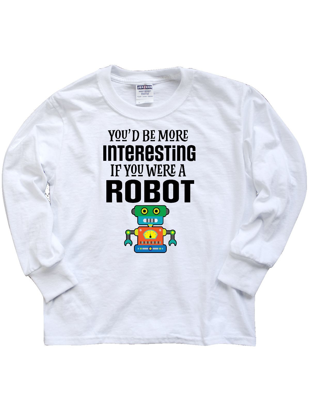 INKtastic Robotics Club Funny Robot Joke Youth Long Sleeve TShirt