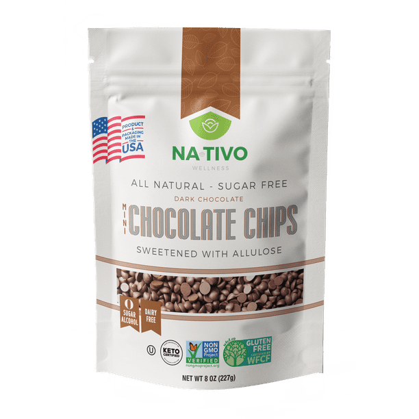 Nativo Wellness Sugar Free Mini Chocolate Chips Sweetened with ALLULOSE