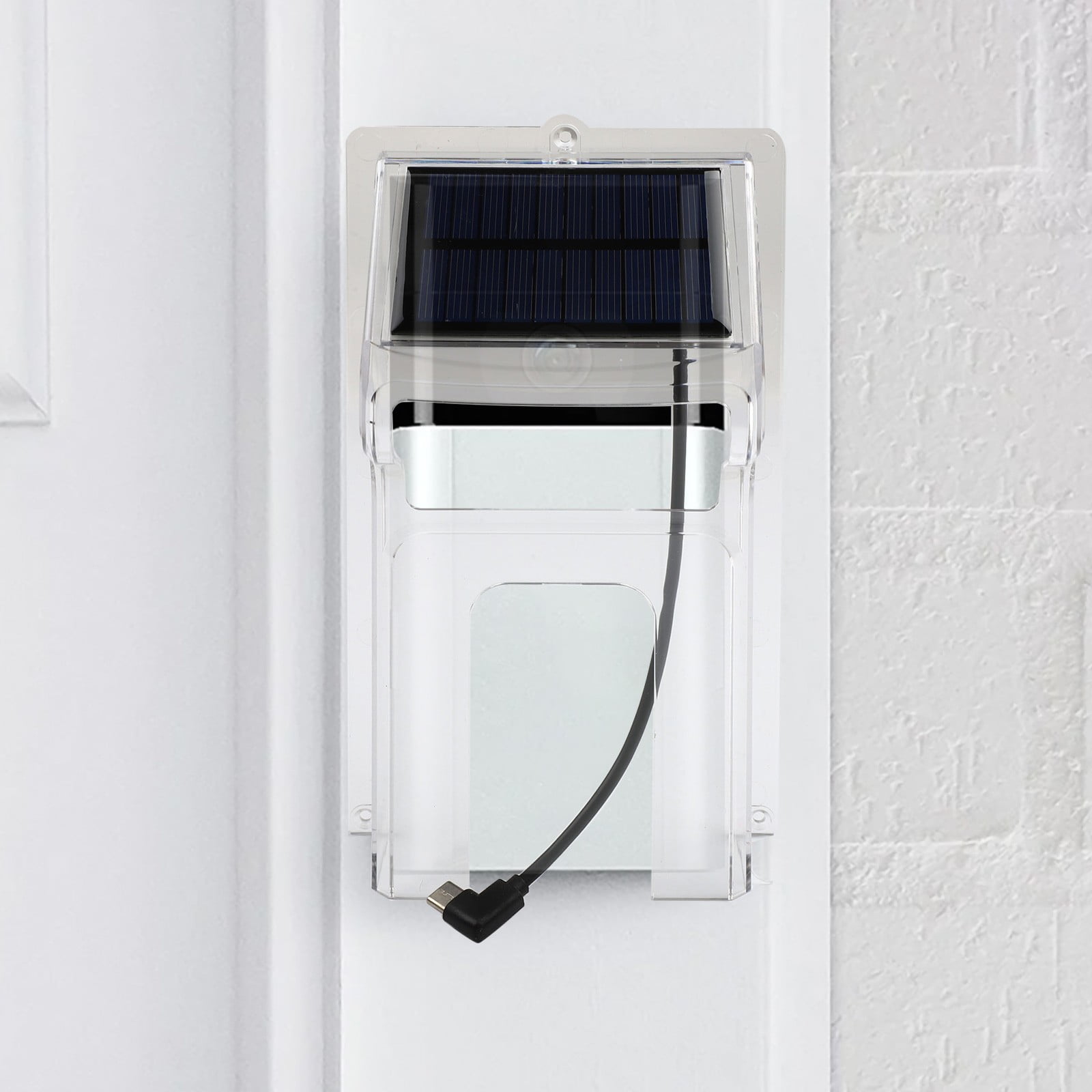 Solar Doorbell Rain Cover For Wireless Doorbell Plastic Waterproof Cover Rain Cover Protective Box Outdoor Doorbell Cover