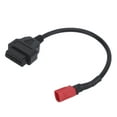 thumbnail image 4 of Motorcycle OBD 16Pin to 6Pin Connector Cable Flexible Black Maintenance Modification, 4 of 6