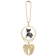 thumbnail image 1 of Dog Pet Animal Photography Pictures Car Keychain Angel Wing Pendant, 1 of 4