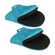 thumbnail image 1 of 2 piezas de guantes de horno de mitadios de mini horno con bucle colgante horno lavable mitteno gadgets soporte para macetas para barbacoa de parrilla Azul, 1 of 8