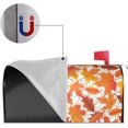 thumbnail image 4 of Autumn Maple Leaves Mailbox Cover Magnetic Thanksgiving Fall Seasonal Mailbox Wraps Post Box Cover Décor 25.5x21 in, 4 of 6