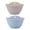 Beige+Blue, variant on Semi Circle Wall Mounted Planter,2 Pack Faux Wicker and Rattan Style Half Round Flower Pot Half Round Flower Pot Plant Baskets Container Flower Pot for Home Office Balcony Fence