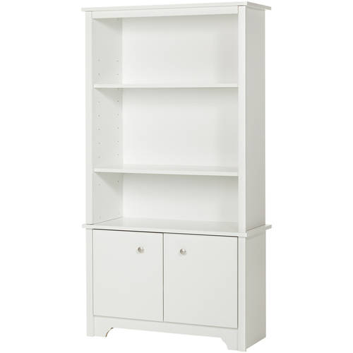 South Shore Vito 3-Shelf Bookcase with Doors, Multiple Finishes