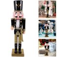 thumbnail image 3 of Gymnture Gold Black Nutcracker Soldier Xmas Decoration Gift, 3 of 10