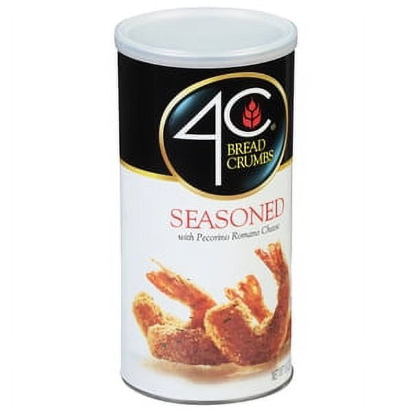 (6 pack) 4C Seasoned Bread Crumbs, 15 oz Canister