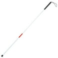Foldable Cane Collapsible Reflective White and Red Walking Stick for