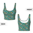 thumbnail image 3 of Sikiie Jungle Animals Print Strappy Sports Bra for Women Padded Push Up Sports Bra Athletic Running Sports Bra Workout Bra Yoga Bra, 3 of 5