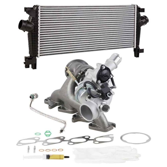 For Chevy Cruze 1.4T Turbo Kit w/ Turbocharger Gaskets Oil Line Intercooler - BuyAutoParts