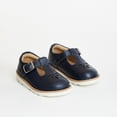 thumbnail image 2 of Luna Navy Leather Girls Kids Shoe, 2 of 2