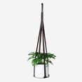 thumbnail image 3 of Percha de Cuero Vegano PU Correas Longitud Ajustable Jardinera para Interior Colgar de la Pared Techo Ventana Boho Moderno Hogar, 3 of 3