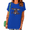 Blue, variant on Women's Blue Cowboy-Core T-Shirts Western Vibes Grunge Aesthetic Statement Tops