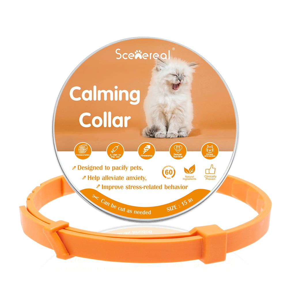 Bosque Todos los años puerta PUPTECK 60 Days Cat Calming Collar, Adjustable Reduce Anxiety Safe Calm  Protective Pet Collar for Cat&Kitten - Walmart.com