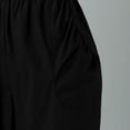 thumbnail image 3 of Gibobby Pantalones de Casuales para Mujer Pantalones Mujer Bolsillo Parche Pantalones Overol Cintura Elástica Casual Mujer Pantalones (Negro, L), 3 of 5