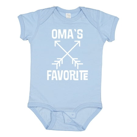 

Inktastic Oma Favorite Grandchild Boys or Girls Baby Bodysuit