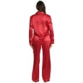 thumbnail image 3 of Just Love Womens Pajama Set (Satin Red, Large), 3 of 3