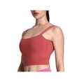 thumbnail image 2 of Women's Workout Sports Bras Fitness Padded Backless Yoga Crop Tank Top Twist Back Cami, 2 of 5