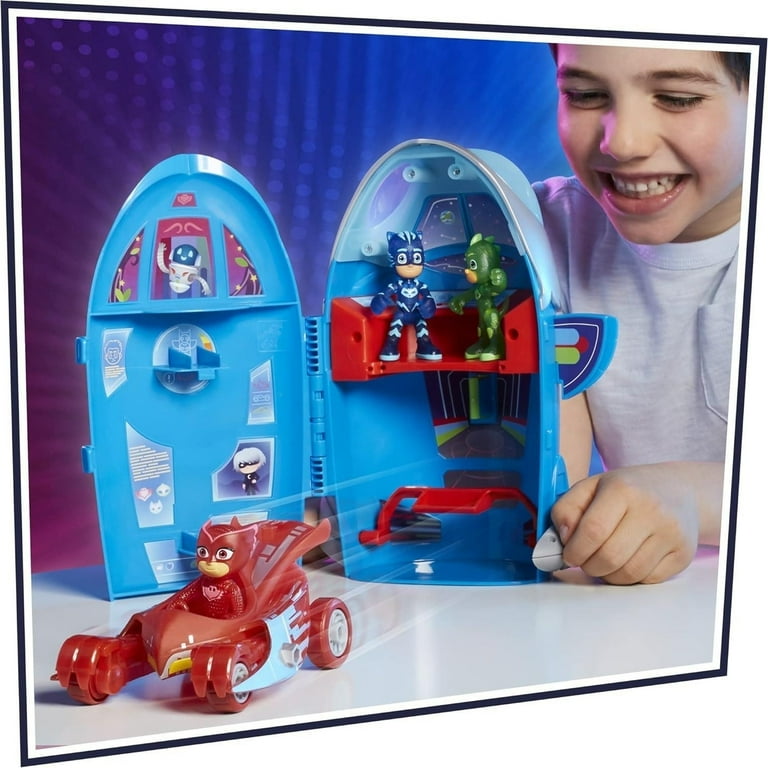 PJ Masks Ultimate Adventure Set 3ct Figures Vehicles Gekko Owlette
