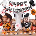 thumbnail image 4 of Decoraciones De Halloween Conjunto De Globos De Halloween Bloody Handprint Banner Paper Ghost Party Decor Para School Bar seitruly HA040343-03, 4 of 6