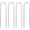 Silver-4PCS, variant on 12" Trampoline Stake Anchors high Wind u Stakes for Ground Anchor Heavy Duty Stakes Trampoline Anchors Accessories (Silver-4PCS)