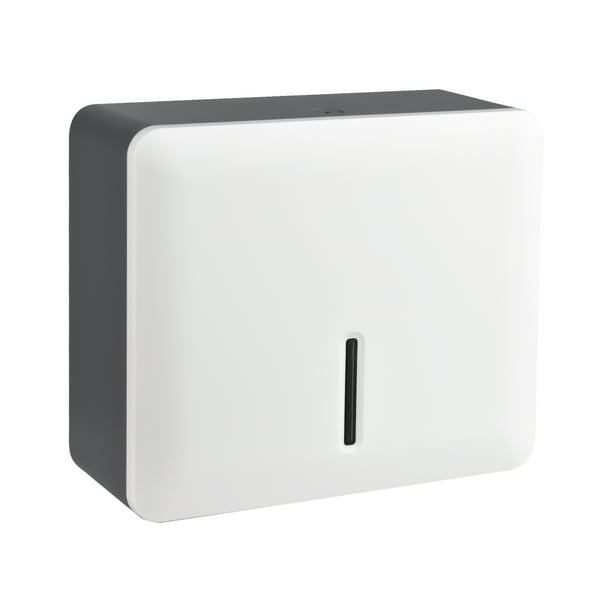 Dispensador de toallas de papel de montaje en pared Soporte de pañuelos de toallas de mano de múltiples pliegues con cerradura de llave para baño