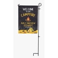 thumbnail image 4 of Printtoo Dark Grey Welcome To Our Campfire Campsite 12.5x18 Inches Double SidedFlagsDouble Sided CampFlagCampsiteFlagPersonalized Camping Flags, 4 of 4