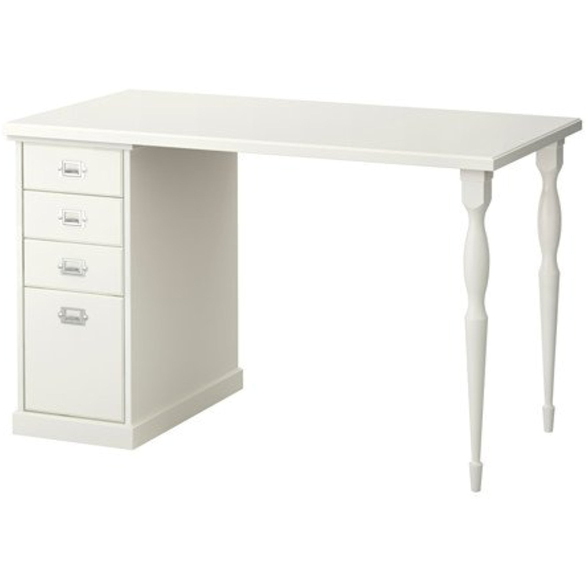 Ikea Computer Table with drawers, white 47 1/4x23 5/8 ", 2204.52917.634