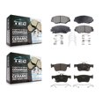 thumbnail image 1 of TEC Front Rear Ceramic Brake Pads Kit for Car Honda Civic KTC-100470, 1 of 10