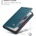 thumbnail image 4 of CaseMe for iPhone 15 Pro, Wallet Case Soft PU Leather Flip Case Magnetic Stand Flip Protective Cover Leather Case with ID & Credit Card Slots Holder Case-Cyan, 4 of 8