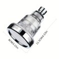 thumbnail image 3 of 1pc Water Softener Shower Head Filter For Hard Water, Chlorine & Fluoride Filter, Filtered Shower Head, High Pressure Rain Shower Head, 2 Replaceable Filters, Best Shower As Dry Skin & Hair, Bathroom, 3 of 4