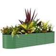 thumbnail image 3 of GloryStar Outdoor Galvanized Raised Bed, Metal Planter Box for Gardening, Rust-Resistant and Simple Assembly, 3 of 8