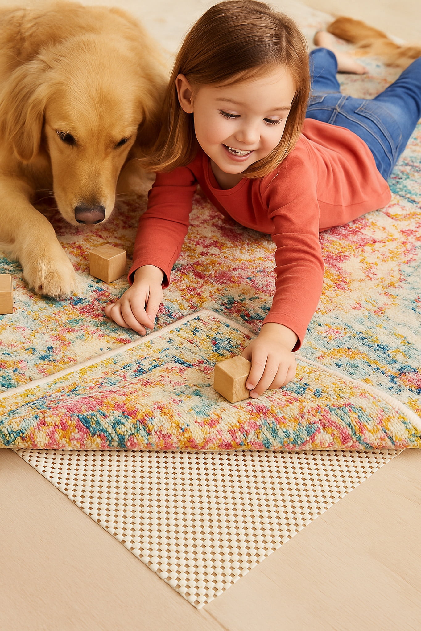 Rug Branch Rug Pad Collection Premium Standard Soft PVC Non-Slip Rug Pads