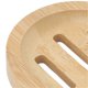thumbnail image 3 of 3pcs Bamboo Round Soap Dish Home Bathroom Retro Elegant Self Draining Soap Holder Tray for Kitchen, 3 of 4