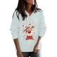 thumbnail image 1 of Moda Mujer Casual Fleece Cremallera Cuello alto Sudadera con capucha suelta Fridja ghj987+7071, 1 of 4
