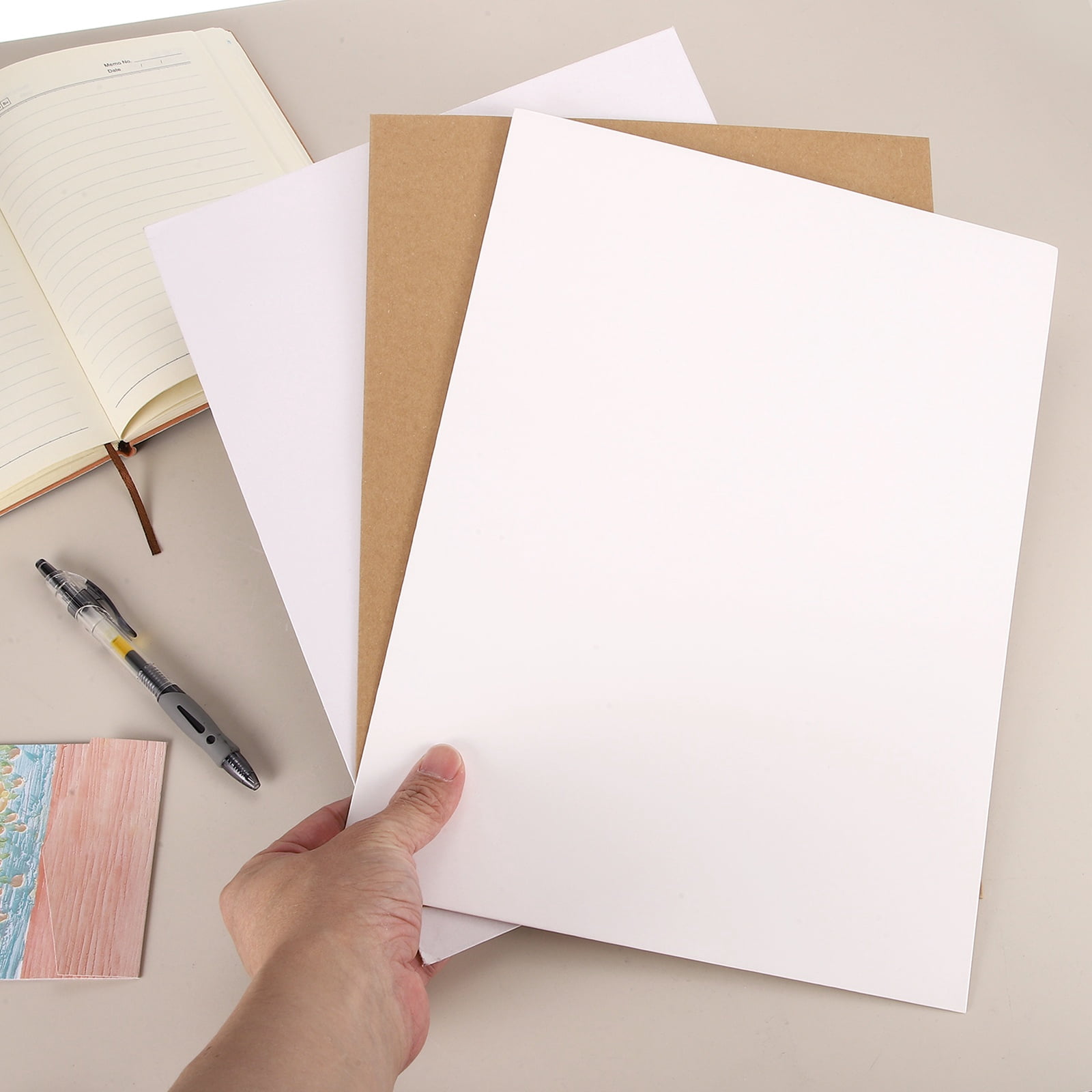 Uxcell Cardboard Envelopes, (13" x 10", White) (25Pcs), Rigid Mailers Self Seal Photo Document Mailers Stay Flat Shipping Envelopes, Suit for CD/Photos/Documents/Pictures/Papers/Files