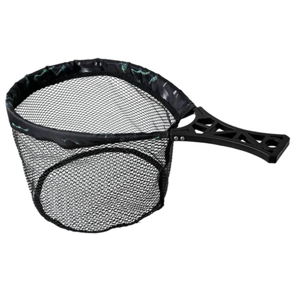 CENL Handle Fly Fishing Hand Net Glue Coated Mesh Cloth Catching Butterfly Net Foldable Stream Landing Net Portable Fishing Net