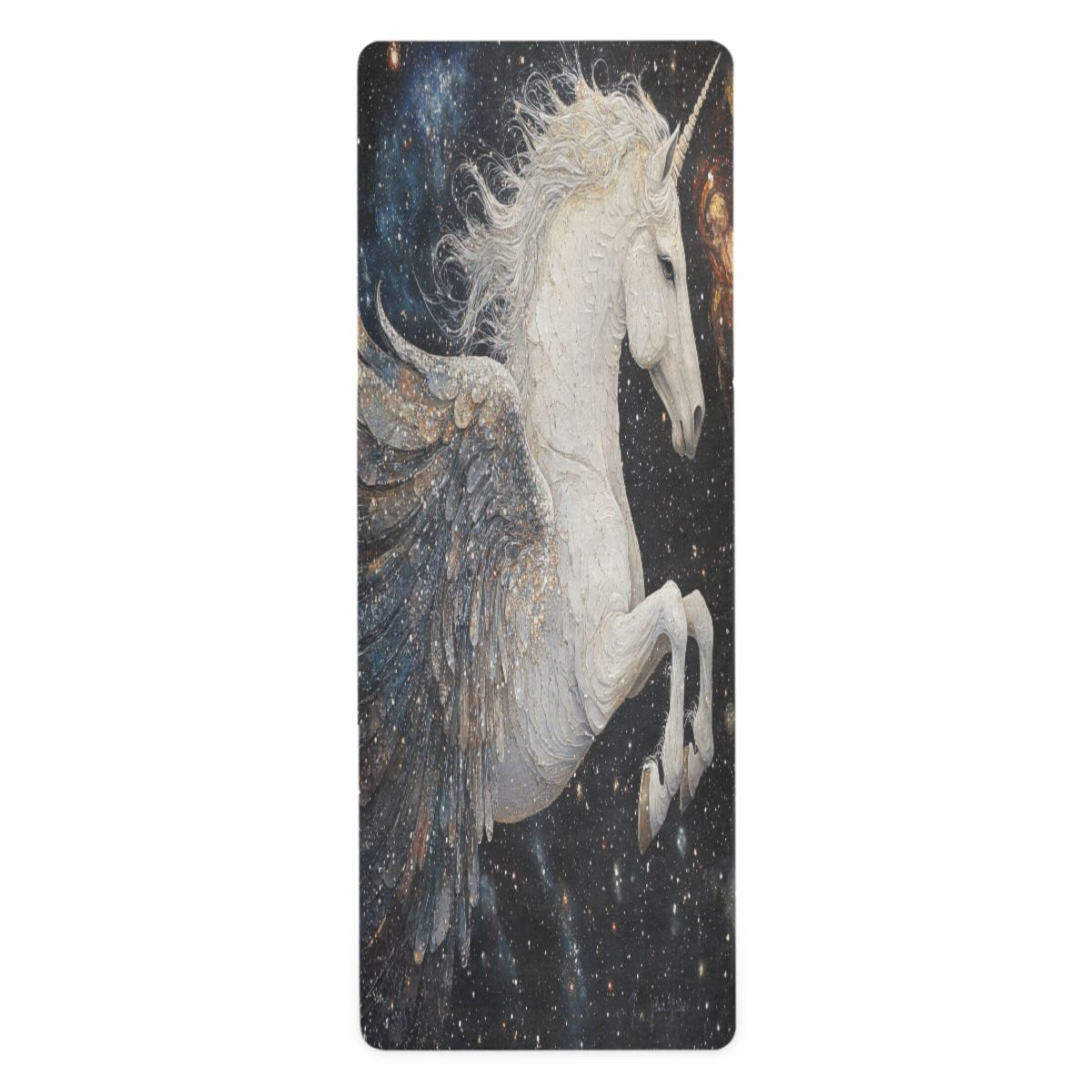 BZSMCE Yoga Mat Women Unicorn Pegasus Fitness Mat