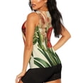 thumbnail image 3 of Lsque Vibrant Amaryllis Flowers Printed Workout Tank Tops for Women, Athletic Sports Tank Tops, Compression Sleeveless Dry Fit Shirts,Sleeveless Yoga Shirt-, 3 of 9
